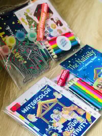 Image 4 of Nativity Suncatcher Ornament Activity Set