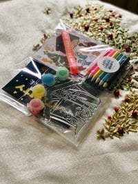 Image 1 of Nativity Suncatcher Ornament Activity Set