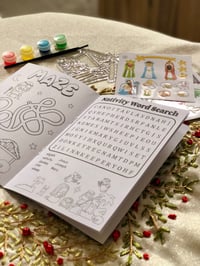 Image 3 of Nativity Suncatcher Ornament Activity Set