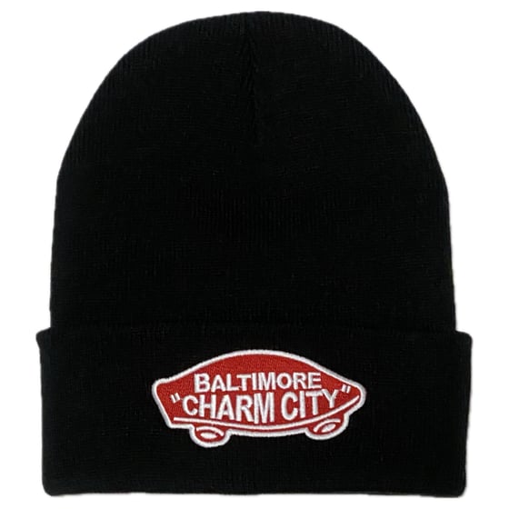Image of Charm City Beanie black (free shipping)