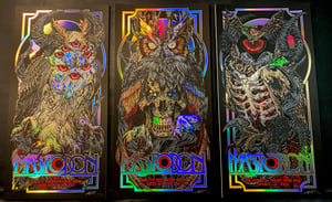 Image of MASTODON - US TOUR 2025 - OWL FOIL SET