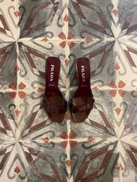 Image 1 of Prada SS 2000 sequined sandals