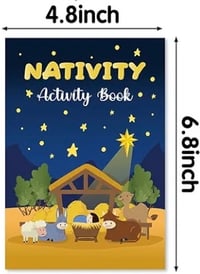 Image 3 of Nativity Activity Book Set