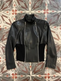 Image 2 of Amaya Arzuaga early 00s double zipper jacket