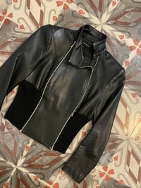 Image 4 of Amaya Arzuaga early 00s double zipper jacket