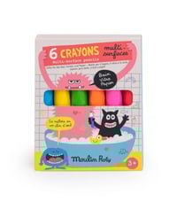 Image 4 of Les Schmouks 6 multi-surface crayons