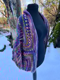Image 1 of Granny Merge Cocoon Cardigan 