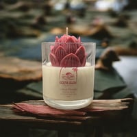 Image 2 of Lotus Flower Candle