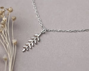Image of *SAMPLE SALE* Fern Leaf Necklaces