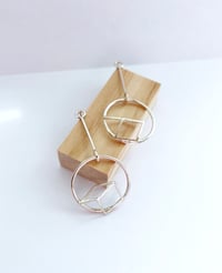 Image 2 of Penrose Circle Drop Earrings