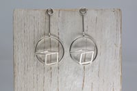 Image 1 of Penrose Circle Drop Earrings