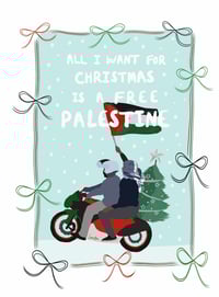 Image 2 of Motorbike Christmas Card 
