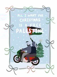 Image 3 of Motorbike Christmas Card 