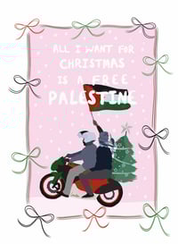 Image 1 of Motorbike Christmas Card 