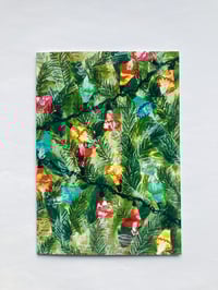 Image 2 of Retro Christmas Lights Card