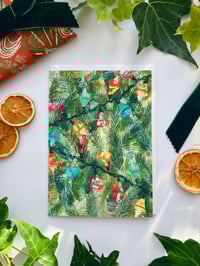 Image 1 of Retro Christmas Lights Card