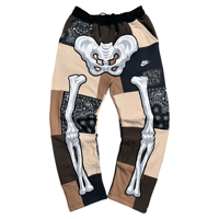 Image 1 of Brown bandana sweatpants ( L - XL )