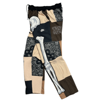 Image 2 of Brown bandana sweatpants ( L - XL )