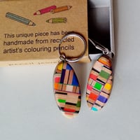 Image 5 of assemblage hoop earrings