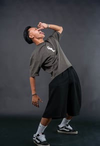 Image 2 of TAMPINES GIRLS OVERSIZED BOXY TEE ( DARK GREY )