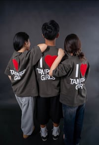 Image 3 of TAMPINES GIRLS OVERSIZED BOXY TEE ( DARK GREY )