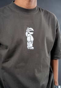 Image 4 of TAMPINES GIRLS OVERSIZED BOXY TEE ( DARK GREY )