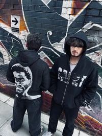 Image 1 of PROJECT 101375 “ I’M FREE” TAPESTRY HOODIE