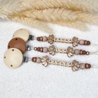 Image 1 of Attache tétine .. Bruna Chocolat .. 