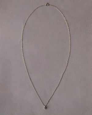 Image of 9ct gold salt and pepper diamond necklace