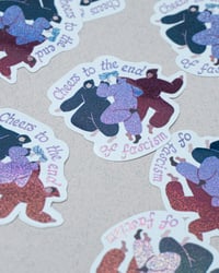 Image 2 of Sticker Cheers to the end of fascism