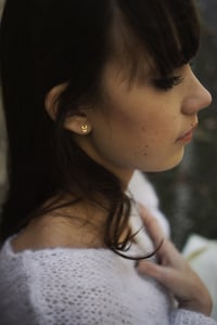 Image 2 of Boucles d'oreilles Puces mini Chat