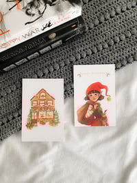 Image 1 of christmas series🎄illustrated postcards