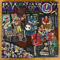Image 1 of Grateful Dead Painting w/Living In The Moment Lyrics