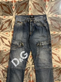 Image 2 of Dolce & Gabbana early 00s deconstructed jeans 