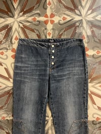 Image 2 of Dolce & Gabbana early 00s deconstructed capri jeans