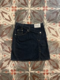 Image 4 of Dolce & Gabbana early 00s deconstructed denim skirt