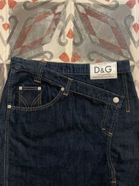 Image 5 of Dolce & Gabbana early 00s deconstructed denim skirt