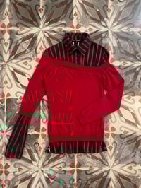 Image 2 of Amaya Arzuaga early 00s faux shirt sweater