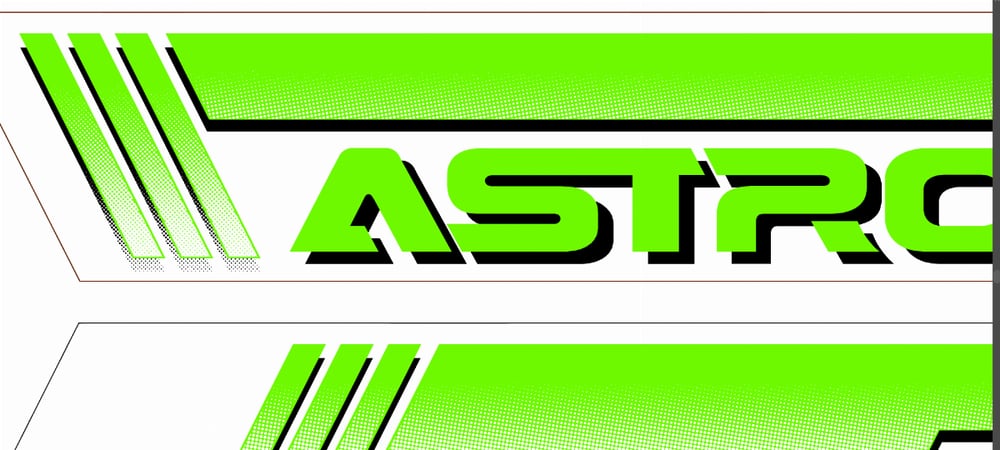 Image of SEGA Astro City: Candy Cabinet UV Reactive Side Art