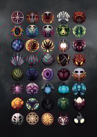 Image 2 of Poster charms Hollow Knight