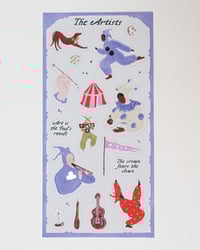 Image 4 of Trio sticker sheets The Gardeners / The rebels / The artists