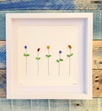 North Devon seaglass flowers 