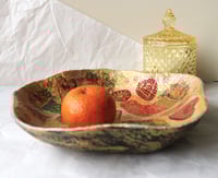 Image 8 of Handmade Christmas Papier-Mâché Bowl | Festive Holiday Décor