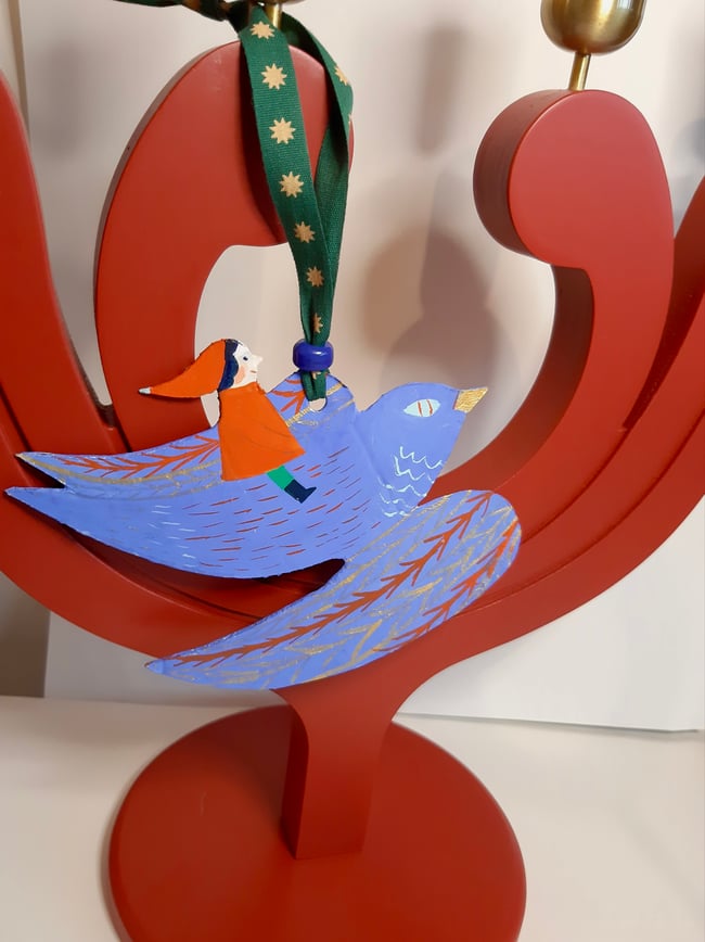 Golden Bird ~ Handmade Yuletide decoration 