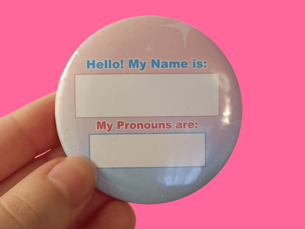 Image of EQ's Original Prounoun Badges