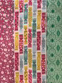 Image 3 of Potholder, Christmas Crackers, Pink, Mint Green