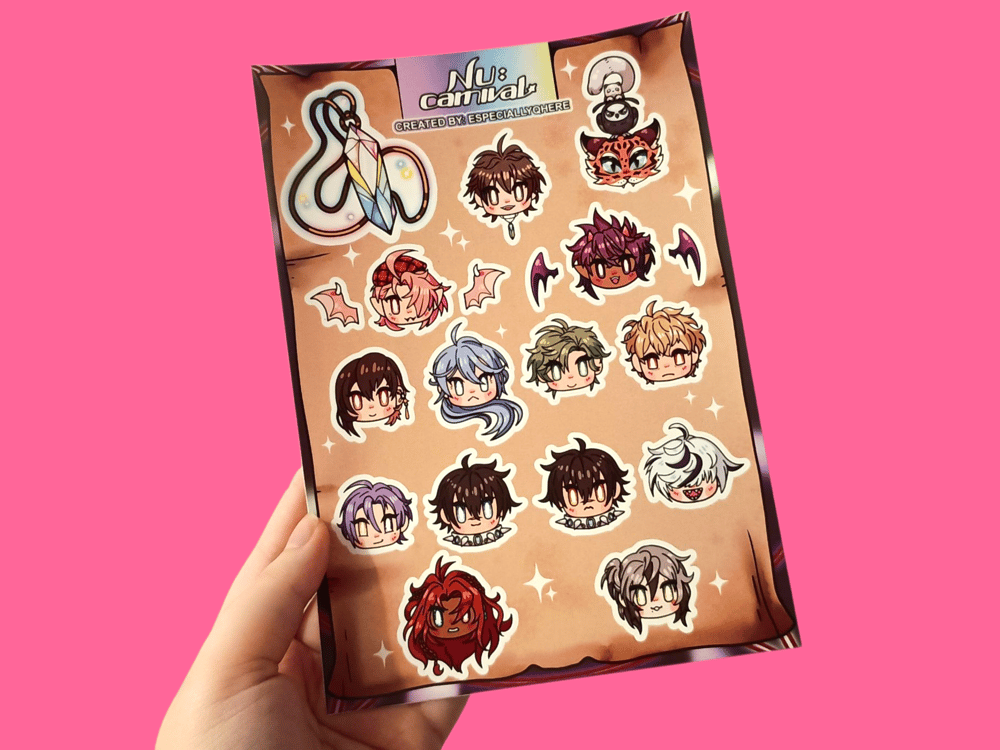 Image of Nu:Carnival Sticker Sheet