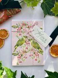 Image 4 of Yuletide Parrots Christmas Card