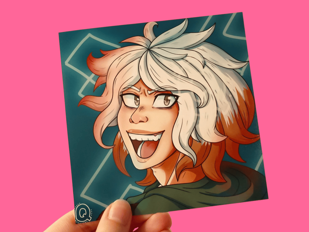 Image of Nagito Komaeda Square Print!