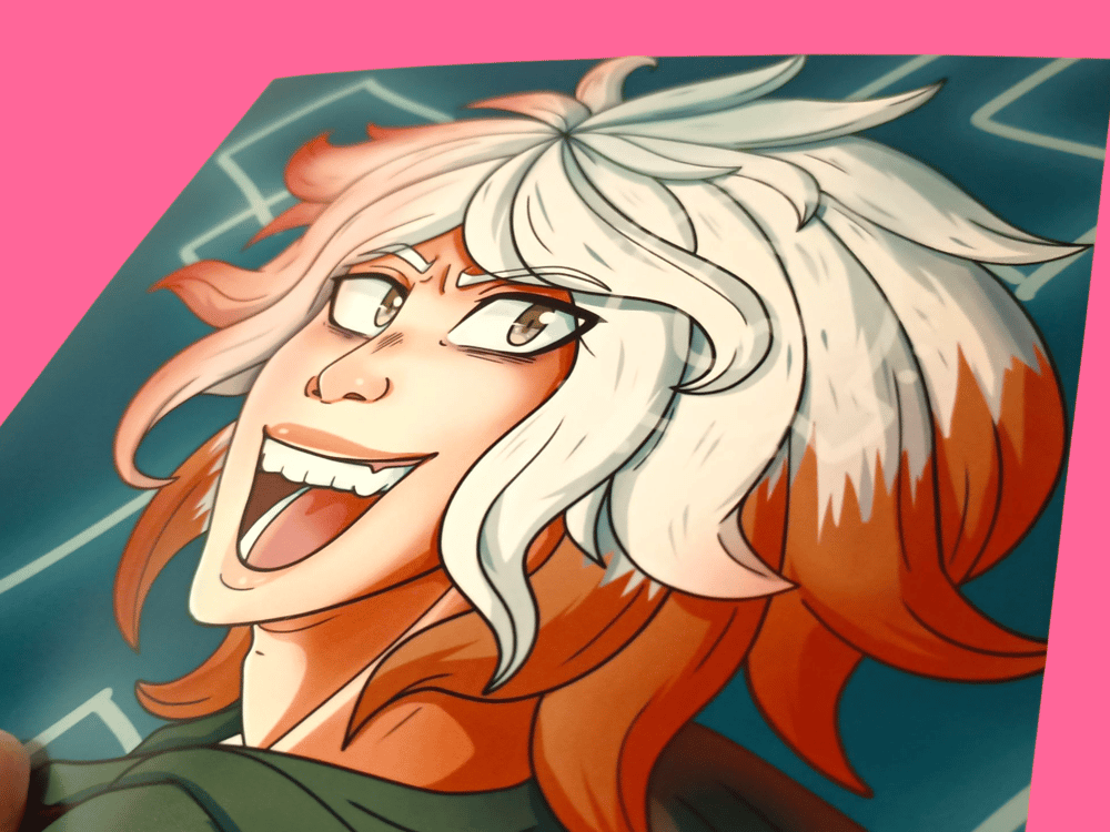 Image of Nagito Komaeda Square Print!